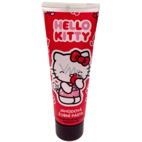 Hello Kitty Jahodová zubná pasta pre deti 75 ml