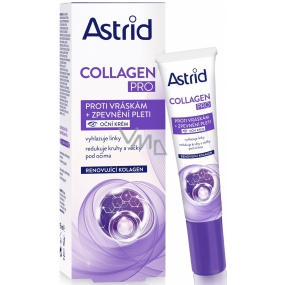 Astrid Collagen Pre proti vráskam + spevnenie pleti očný krém 15 ml