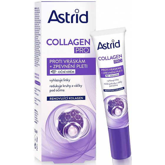 Astrid Collagen Pre proti vráskam + spevnenie pleti očný krém 15 ml