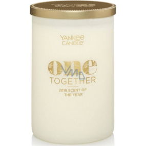 Yankee Candle One Together Miracle Flower - Zázračná kvetina Décor vonná sviečka veľký valec sklo 75 mm Tumbler 2 knôty 566 g