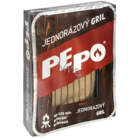 Pe-Po Jednorazový gril, doba grilovania 90-120 minút