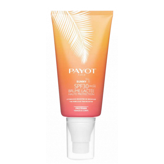 Payot Sunny Brume Lactée SPF 30 ľahký závoj s vysokou ochranou proti slnku na tvár a telo 150 ml