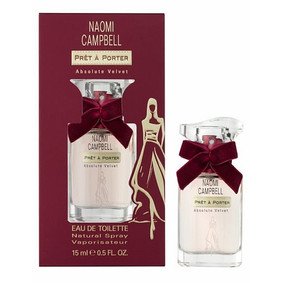 Naomi Campbell Prét a Porter Absolute Velvet toaletná voda pre ženy 15 ml