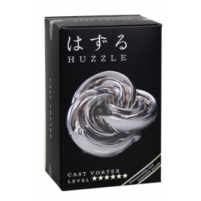 Huzzle Cast Vortex kovový hlavolam, obtiažnosť 6