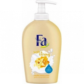 Fa Soft & Caring Vanilka & Med tekuté mydlo dávkovač 250 ml