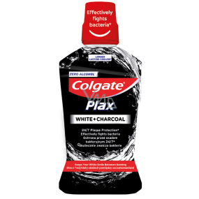 Colgate Plax White + Charcoal ústna voda 500 ml