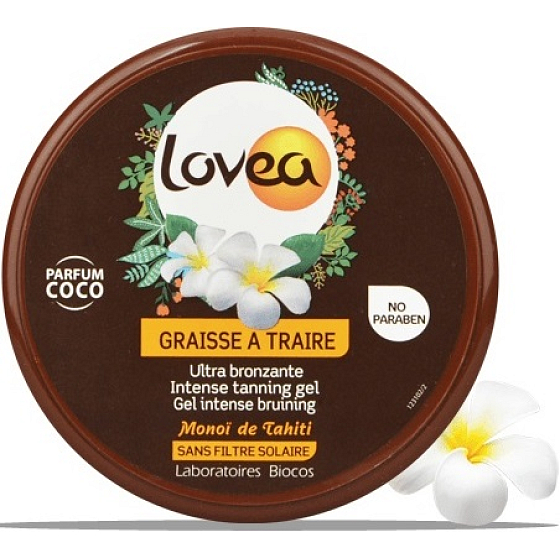 Lovea Bio bez SPF intenzívnej opaľovací gél 150 ml