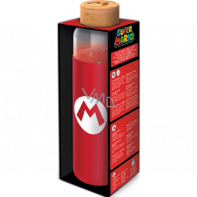 Epee Merch Super Mario - Sklenená fľaša so silikónovým obalom 585 ml