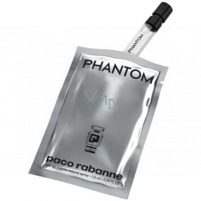 Paco Rabanne Phantom toaletná voda pre mužov 1,5 ml s rozprašovačom, vialka