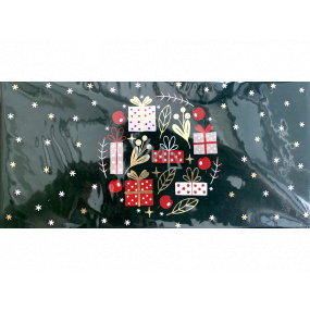 Albi Darčeková krabička Vianočné rozeta 22,3 x 11 x 2 cm