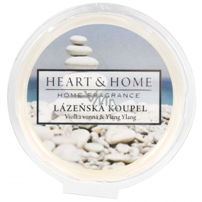 Heart & Home Kúpeľná kúpeľ Sójový prírodný vonný vosk 26 g
