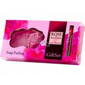 Rose of Bulgaria parfumovaná voda pre ženy 2,1 ml, flakón + prírodné ružové mydlo 50 g, darčeková sada pre ženy