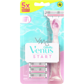 Gillette Venus Start Náhradné hlavice 5 kusov, pre ženy