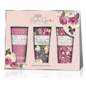 Baylis & Harding Rose, poppy & vanilla hand cream 3 x 50 ml, kozmetická sada pre ženy