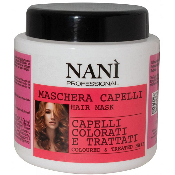 Naní Professional Milano maska na farbené a poškodené vlasy 500 ml