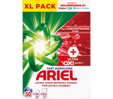 Ariel Ultra Oxi Effect prací prášok na odstránenie škvŕn a extra hygienu 50 dávok 2,8 kg