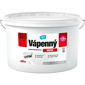 HET vápenný nátěr, biely, 12+3 kg