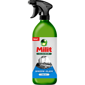 Milit Cleaner sklo a okna 750 ml Milit Cleaner sklo a okna 750 ml
