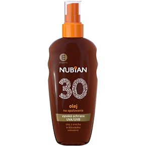 Nubian OF30 olej na opaľovanie ve spreji 200 ml