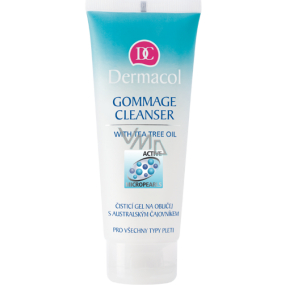 Dermacol Gommage Cleanser čistiaci gél na tvár s austrálskym čajovníkom 100 ml