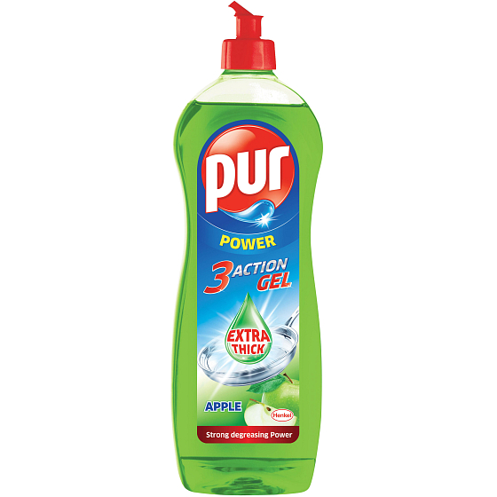 Pur Duo Power Apple prostriedok na ručné umývanie riadu 900 ml