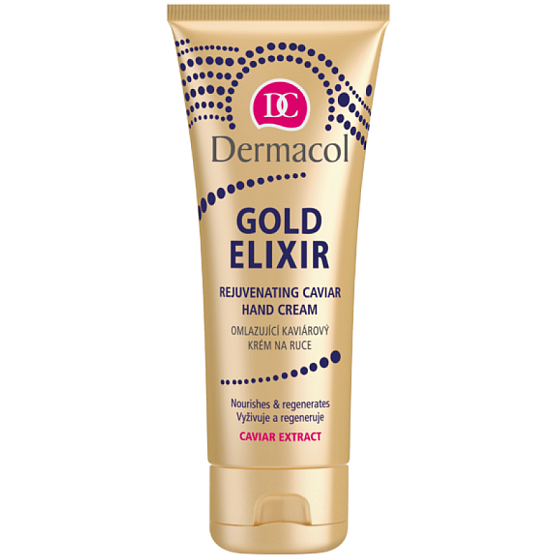 Dermacol Gold Elixir Caviar hand Cream Omladzujúci kaviárový krém na ruky