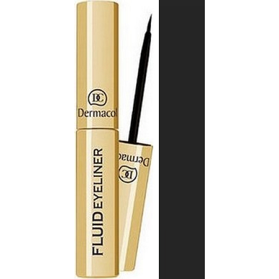 Dermacol Fluid Eyeliner očná linka odtieň antracit 5 ml