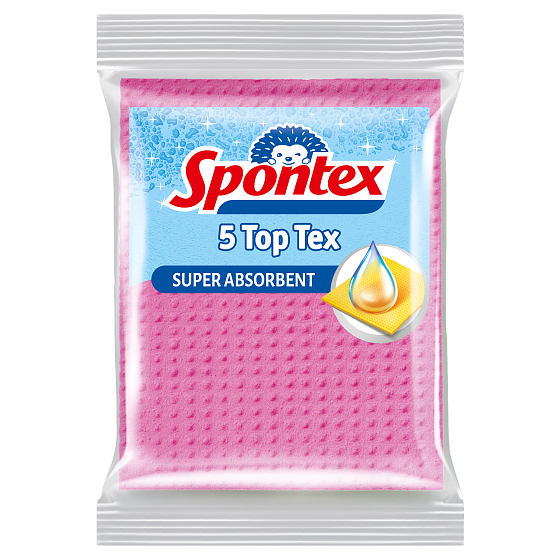 Spontex Top Tex viacúčelová hubová utierka 5 kusov