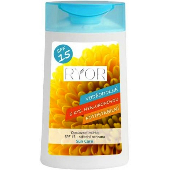 Ryor Sun Care SPF15 opaľovacie mlieko stredná ochrana 200 ml