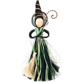 Čarodejnica sa zelenou sukňou 25 cm