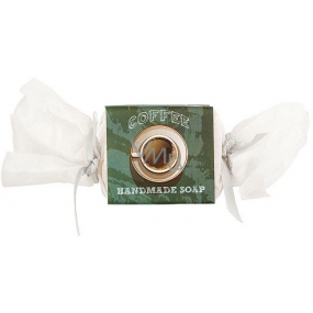 Bohemia Gifts Coffee ručne vyrábané toaletné mydlo s kofeínom a glycerínom bonbón 30 g