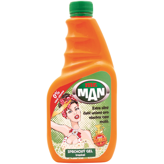 Bohemia Gifts mr. Man Univerzálny čistič pre mužov Tropical sprchový gél 500 ml
