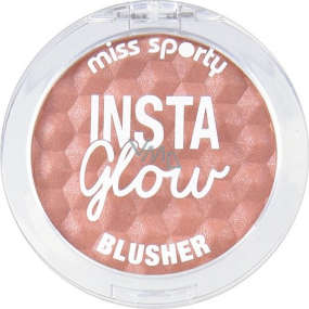 Miss Sporty Insta Glow Blusher lícenka 001 Luminous Beige 5 g
