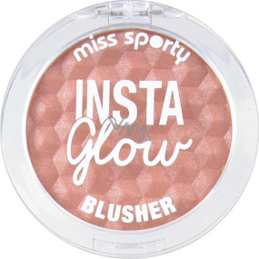 Miss Sporty Insta Glow Blusher tvárenka 001 Luminous Beige 5 g