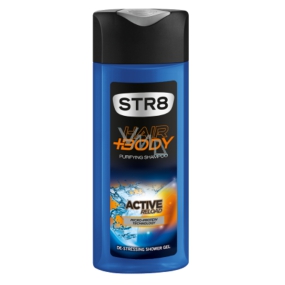 Str8 Active Reload sprchový gél na vlasy a telo pre mužov 400 ml