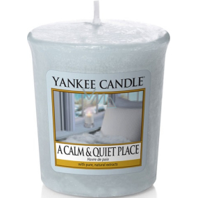 Yankee Candle A Calm & Quiet Place - Pokojné a tiché miesto vonná sviečka votívna 49 g