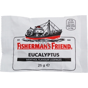 Fishermans Friend Original extra silné cukríky dia, prechladnutie, kašeľ biele 25 g