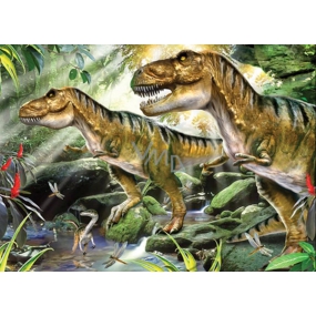 Prime3D plagát Dinosaury - dvojitá ťažkosť 39,5 x 29,5 cm