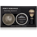 Percy Nobleman Krém na holenie 100 g + štetka na holenie + miska na holenie, kozmetická sada na holenie pre mužov
