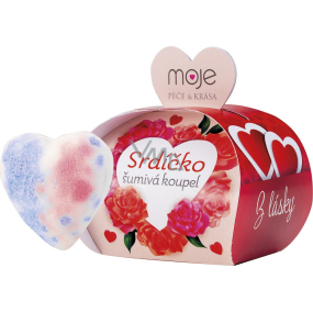 Moje Šumivá kúpeľ Srdiečko 02 Kvety 30 g
