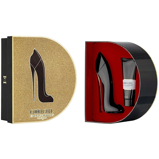 Carolina Herrera Good Girl toaletná voda pre ženy 80 ml + telové mlieko 100 ml, darčeková sada