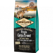 Carnilove Adult Fresh Carp & Trout superprémiové kompletné krmivo pre dospelých psov všetkých plemien 12 kg
