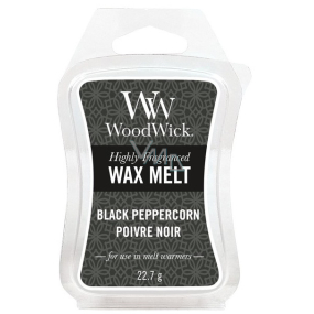Woodwick Black Peppercorn - Čierne zrnko korenia vonný vosk do aromalampy 22.7 g