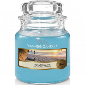 Yankee Candle Beach Escape - Únik na pláž vonná sviečka Classic malá sklo 104 g