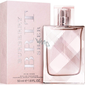 Burberry Brit Sheer toaletná voda pre ženy 50 ml