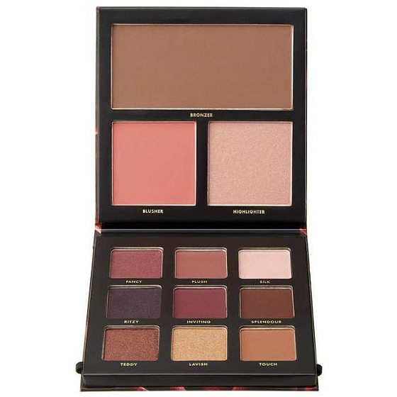 Barry M Velvet multipurpose Palette multifunkčné paleta očných tieňov, tvárenky, bronzeru a rozjasňovače 25 g
