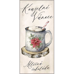 Bohemia Gifts Ručne vyrábaná mliečna čokoláda Magic Christmas 10 g