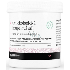 DERMAPRO Gynekologická soľ do kúpeľa pre zdravú intímnu hygienu 500 g