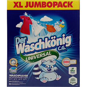 Waschkönig prací prášok Universal, 100 prania, 6 kg