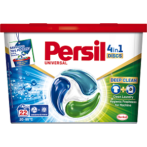 Persil prací kapsle Discs 4v1 Universal 22 dávok